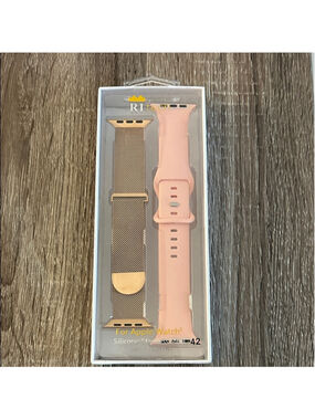 Pink and Gold Smartwatch Case for Apple Watch